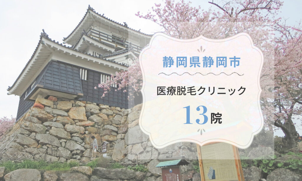 静岡県静岡市エリアの医療脱毛クリニック13院 ご紹介